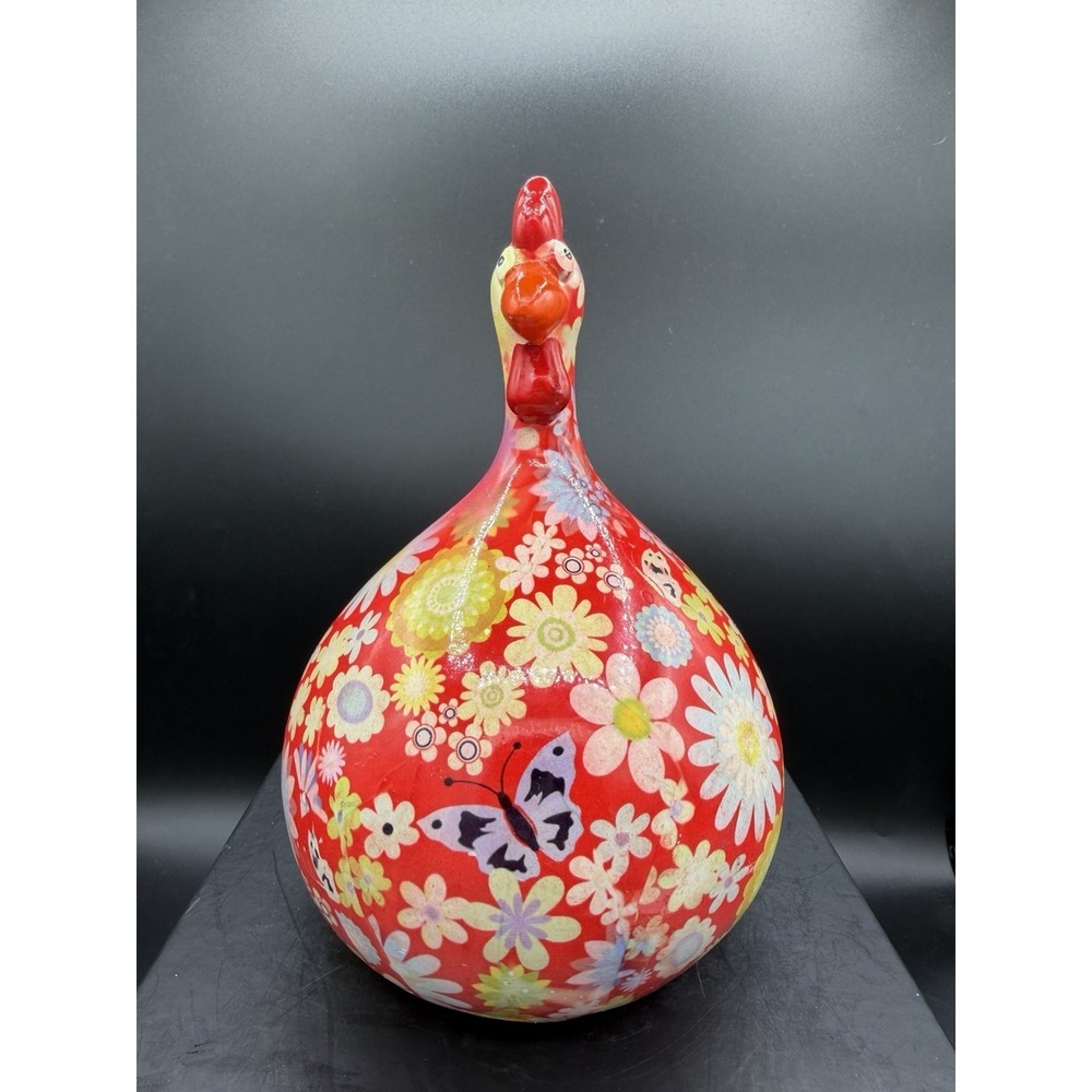 🐔🌈Pomme Pidou – "Matilda the Chicken" Piggy Bank